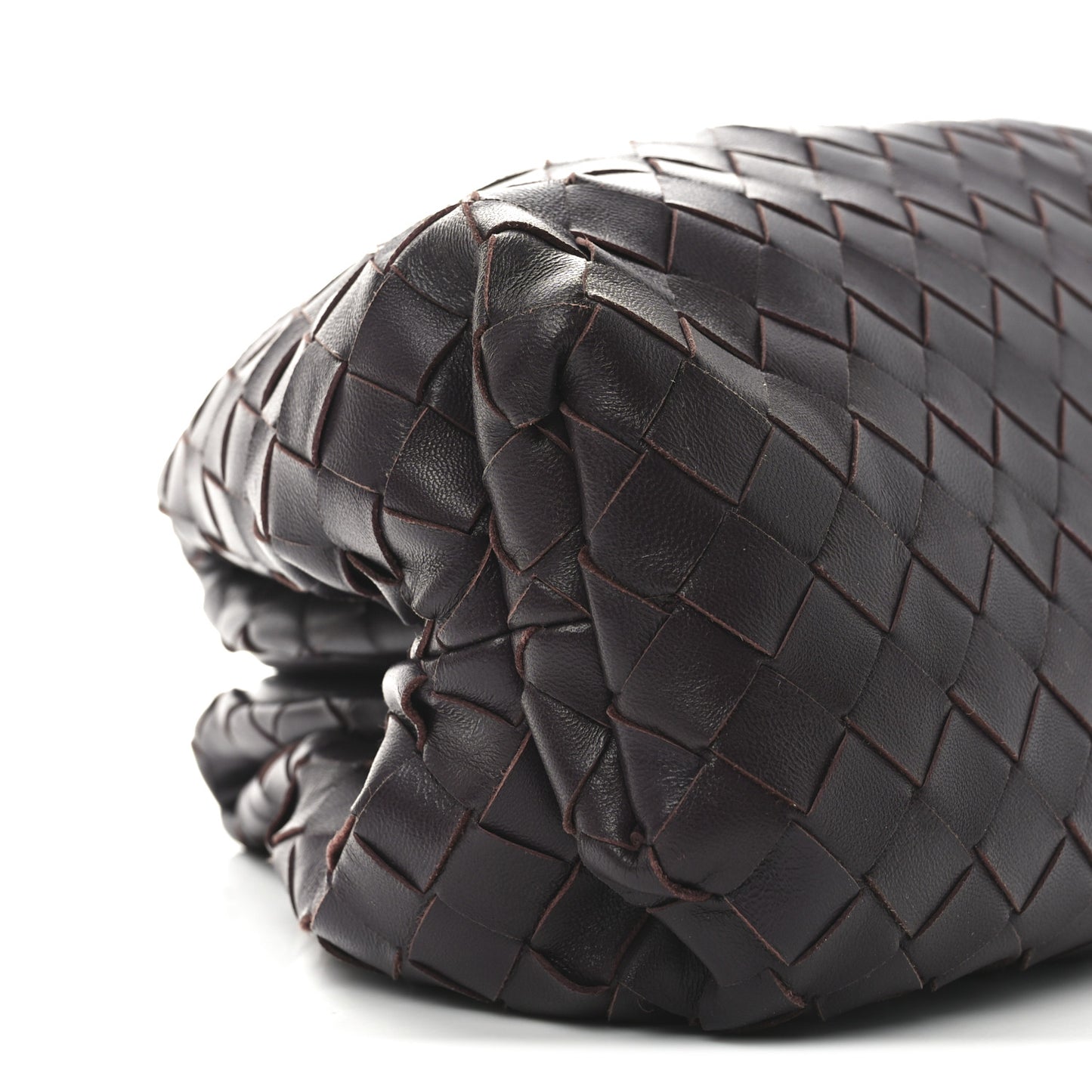 Nappa Maxi Intrecciato The Pouch Oversized Clutch Grape