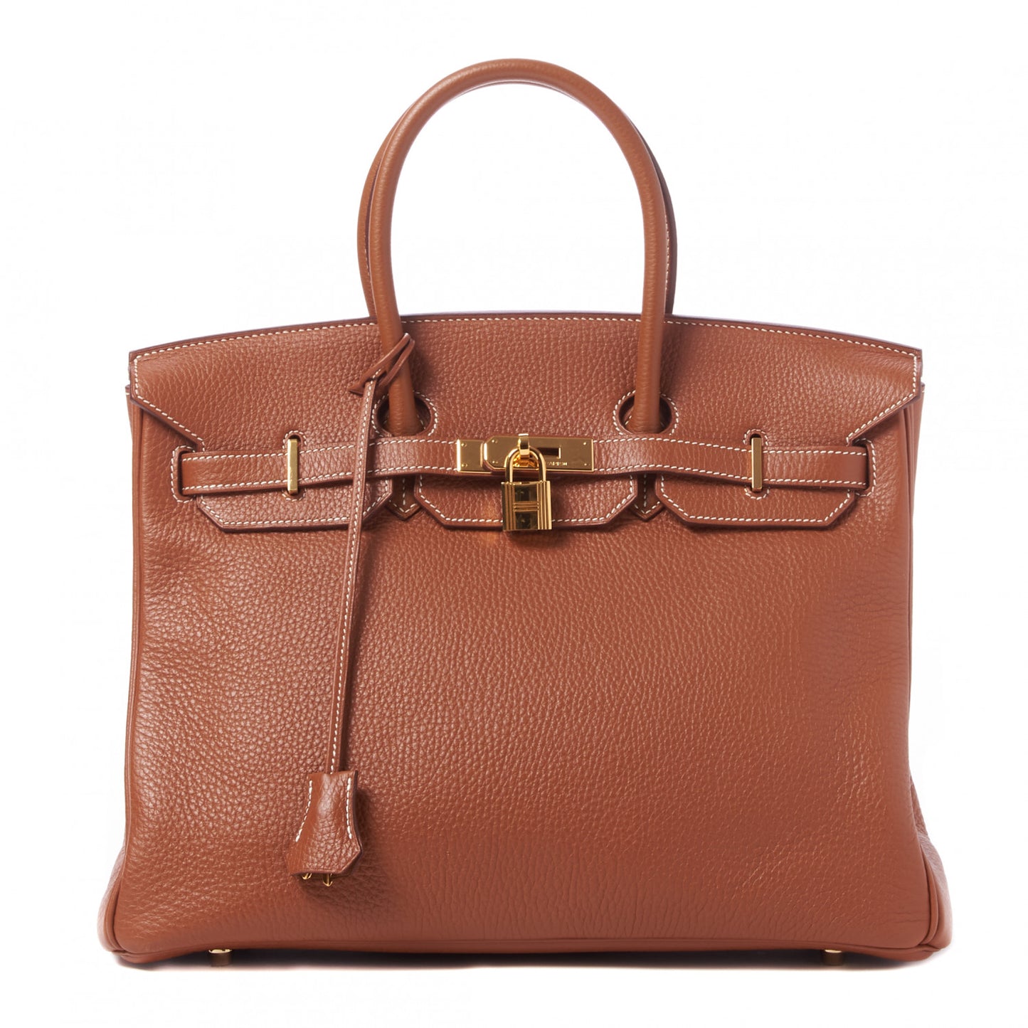 Taurillon Clemence Birkin 35 Gold