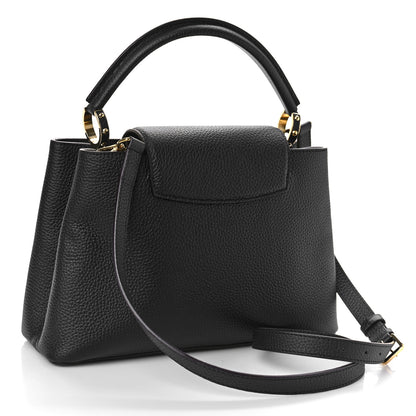 Louis Vuitton Taurillon Capucines PM Black 3 of 8