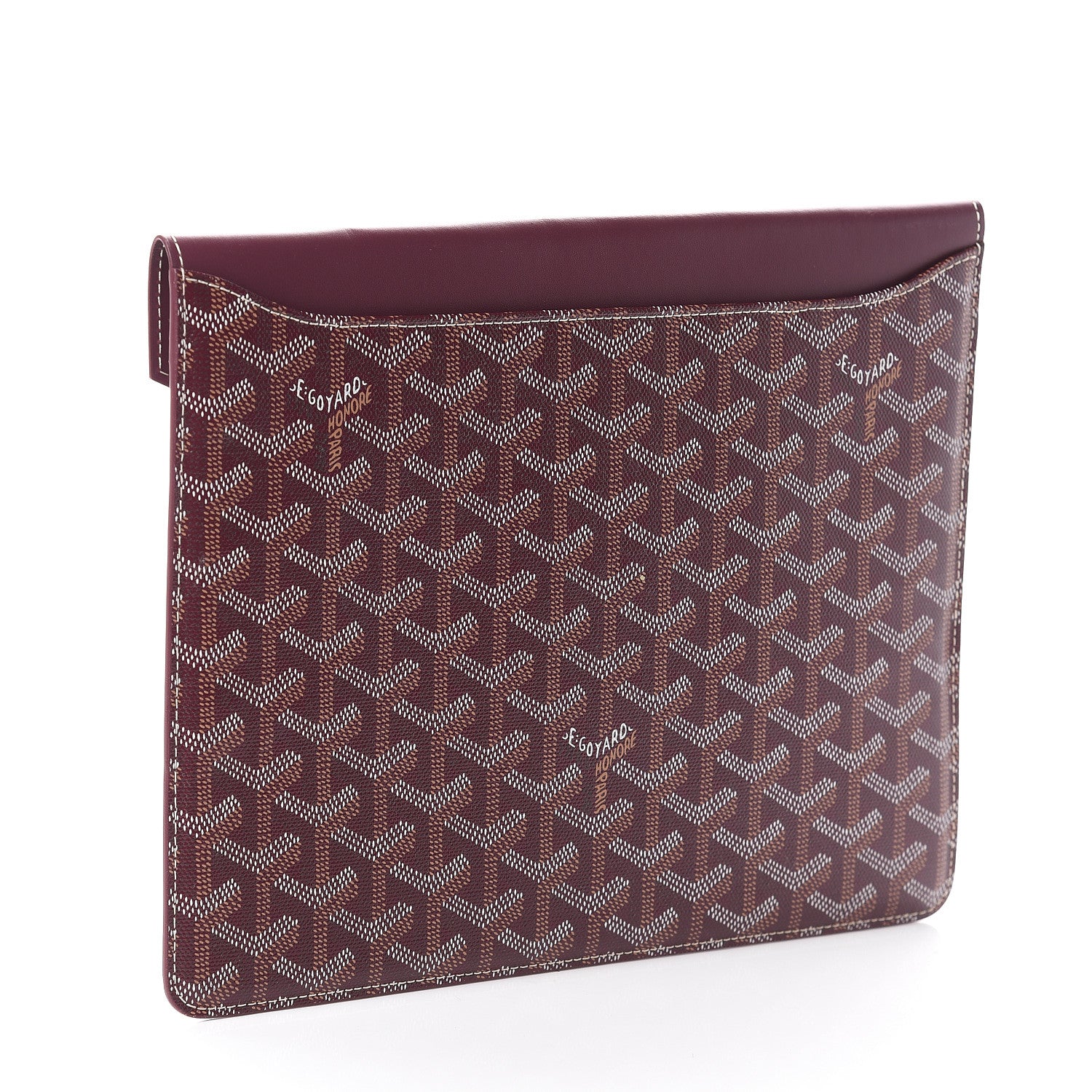 Goyard Goyardine Camondo MM Horizontal Clutch Bordeaux 2 of 5