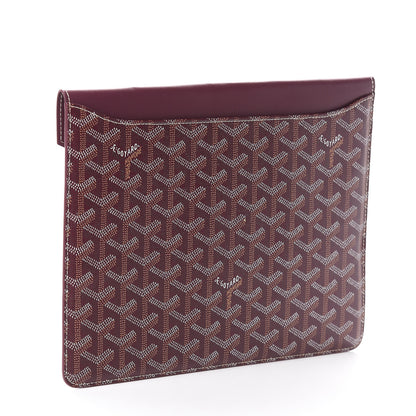 Goyard Goyardine Camondo MM Horizontal Clutch Bordeaux 2 of 5