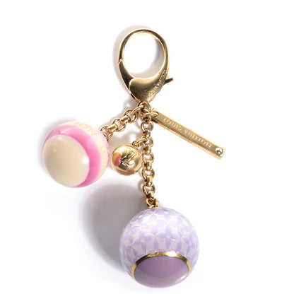 Louis Vuitton Mini Lin Croisette Bag Charm Violet 1 of 4
