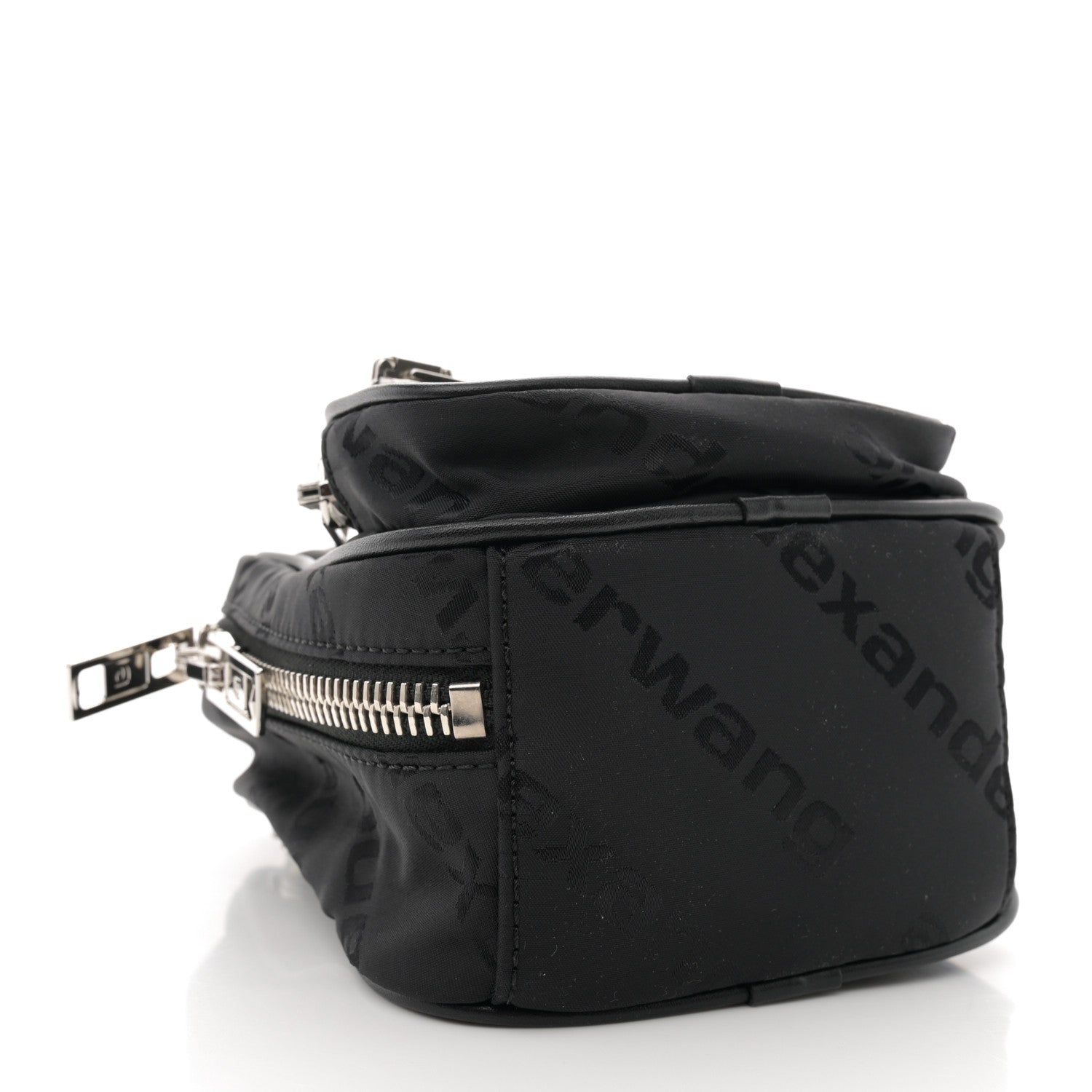 Alexander Wang Nylon Logo Mini Attica Backpack Crossbody Black 4 of 9