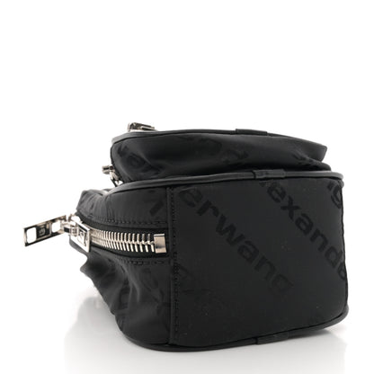 Alexander Wang Nylon Logo Mini Attica Backpack Crossbody Black 4 of 9