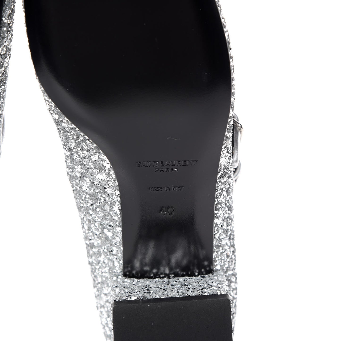 Glitter Babies 40 Mid Heel Pumps 40 Galaxi Argento