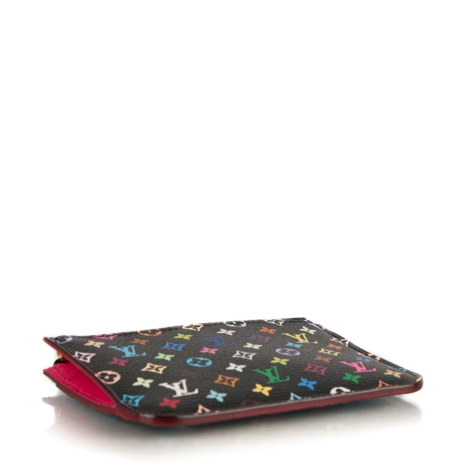 Louis Vuitton Monogram Multicolor Key Pouch Black Grenade 4 of 7