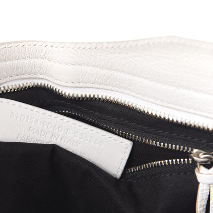 Balenciaga Chevre Silver Metallic Edge Hardware City White 9 of 11