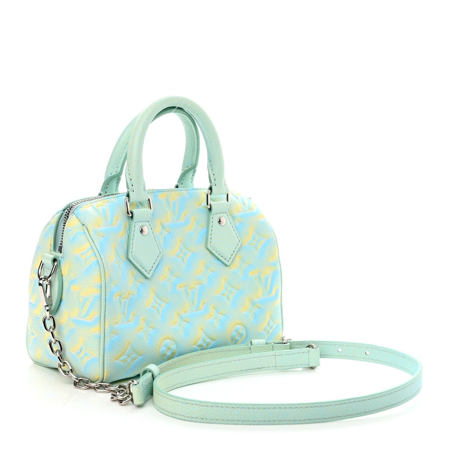 Louis Vuitton Empreinte Monogram Summer Stardust Speedy 20 Water Green 3 of 9