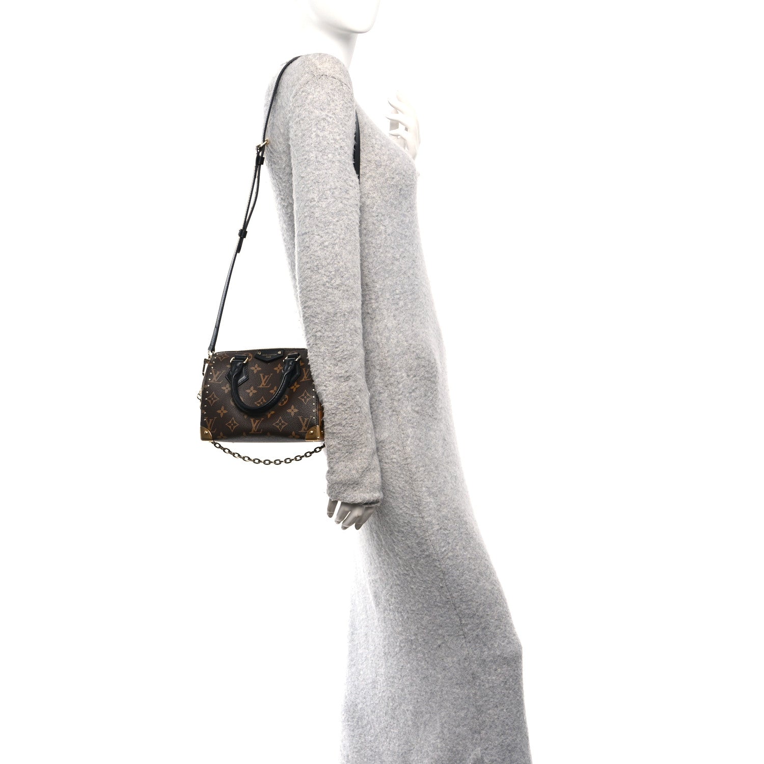 Louis Vuitton Reverse Monogram Speedy Trunk 20 2 of 9