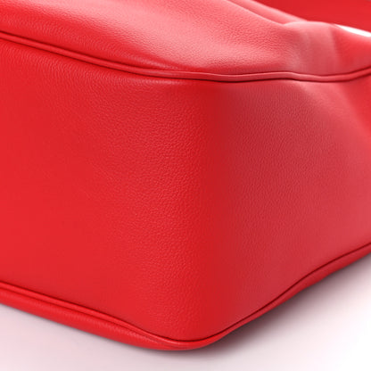Versace Grained Calfskin La Medusa Bucket Bag Red 8 of 8