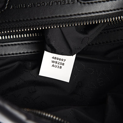 Stella McCartney Polyamide Falabella Go Glitter Stars Backpack Black 7 of 10