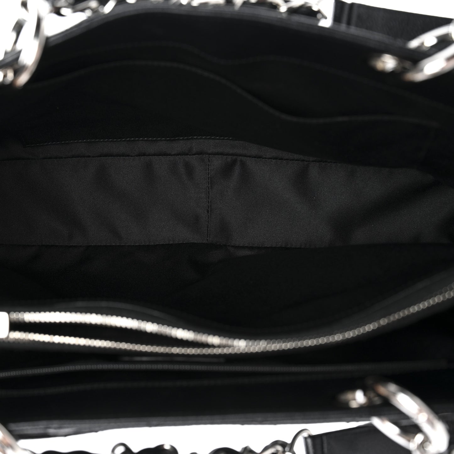 Caviar Quilted Grand Shopping Tote GST Black