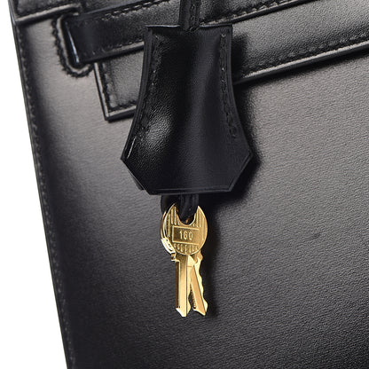 Hermes Box Kelly Sellier 25 Black 22 of 38