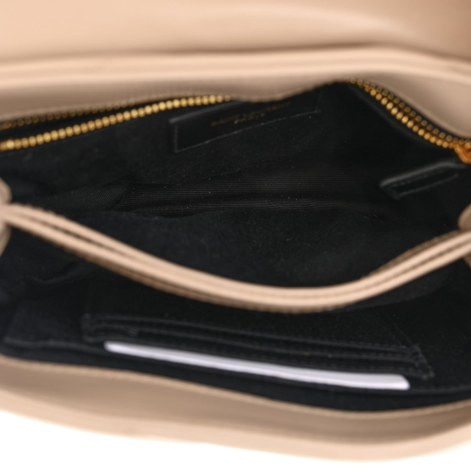 Saint Laurent Calfskin Y Quilted Monogram Toy Loulou Crossbody Bag Marble Pink 6 of 12