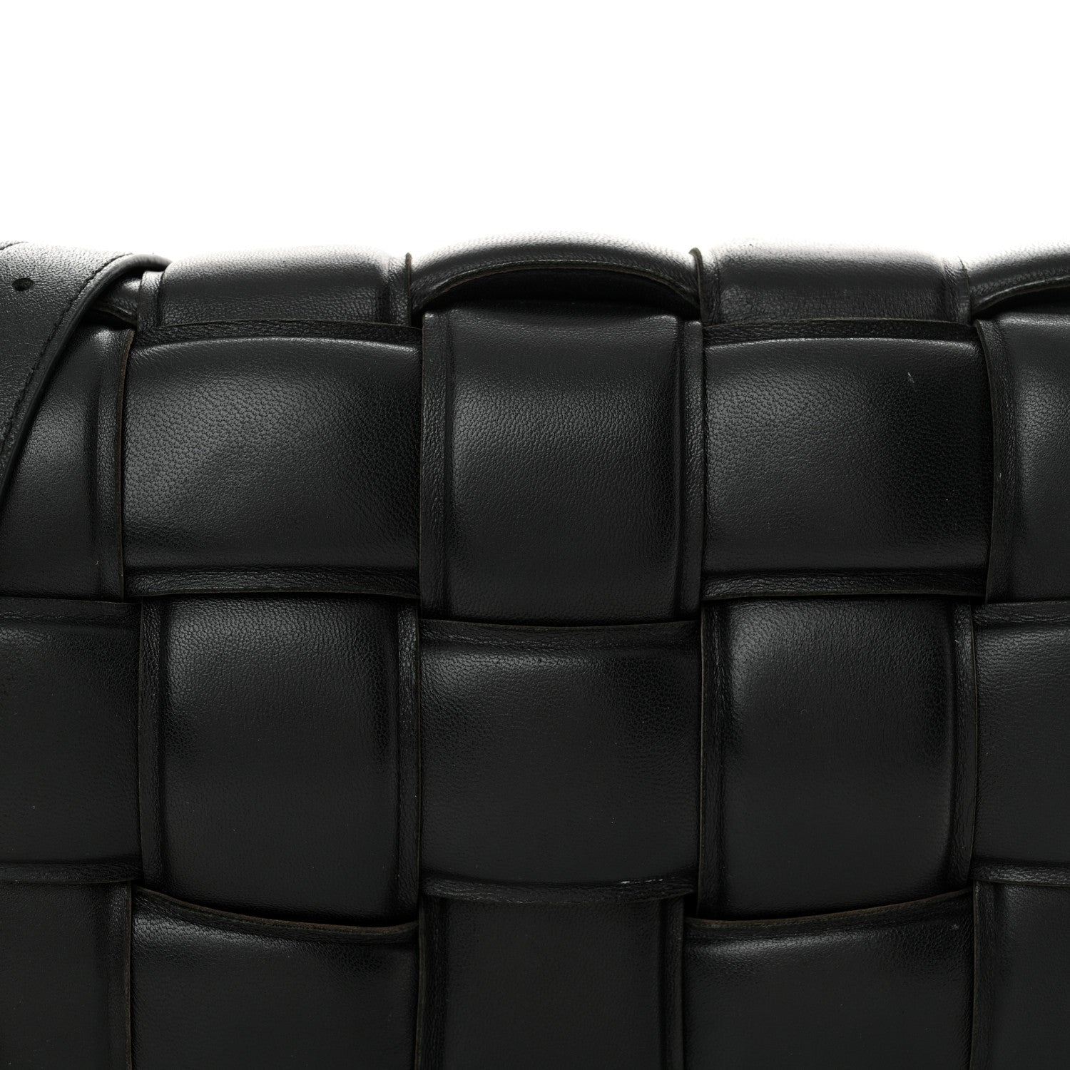 Bottega Veneta Nappa Maxi Intreccio Padded Cassette Crossbody Bag Black 8 of 14