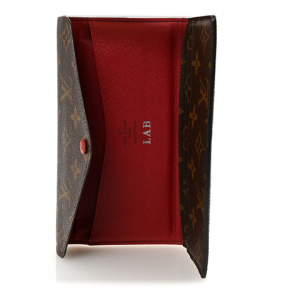Louis Vuitton Monogram Josephine Wallet Red 6 of 7