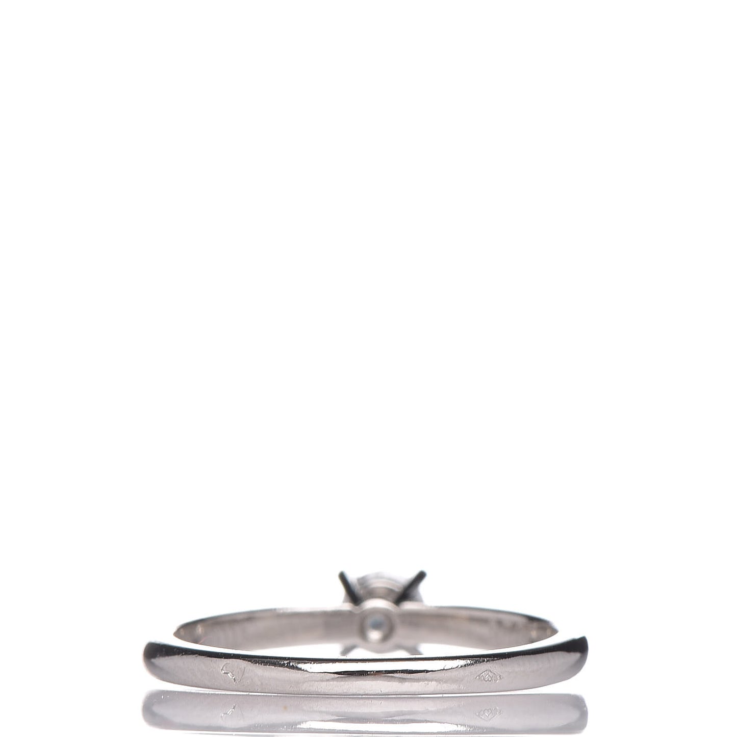 Platinum Diamond .23ct 1895 Solitaire Ring 51 5.75