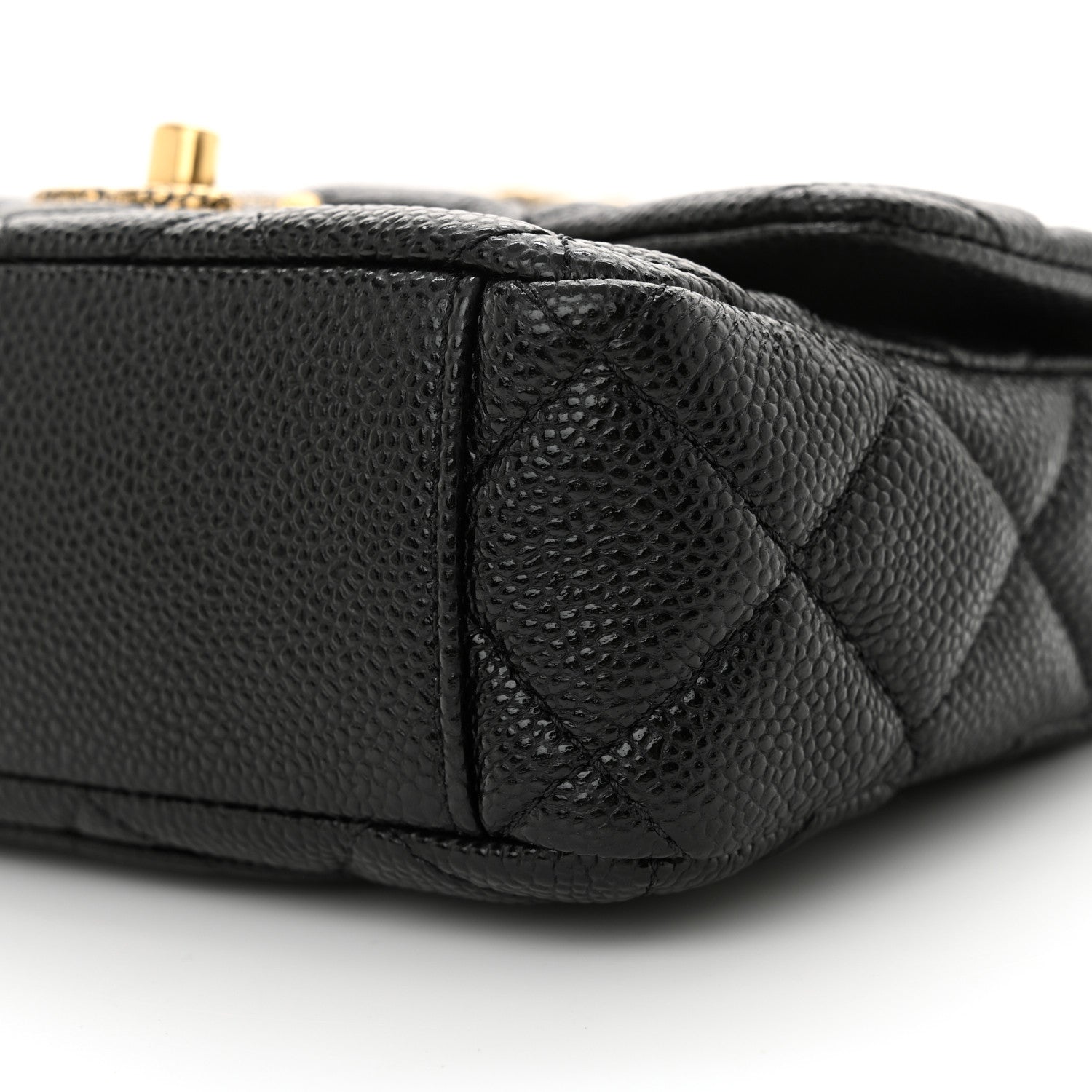 Chanel Grained Lambskin Quilted Mini Flap Black 10 of 11