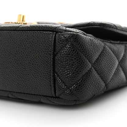Chanel Grained Lambskin Quilted Mini Flap Black 10 of 11
