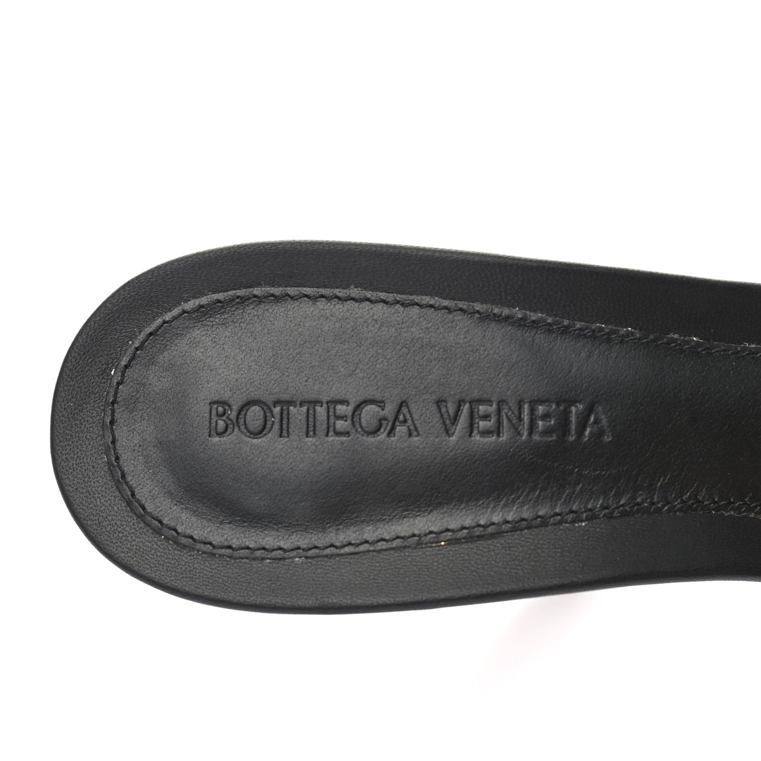 Bottega Veneta Nappa Matelasse Padded Mule Sandals 38 Black 7 of 8