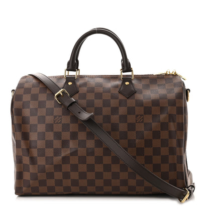 Louis Vuitton Damier Ebene Speedy Bandouliere 35 1 of 10