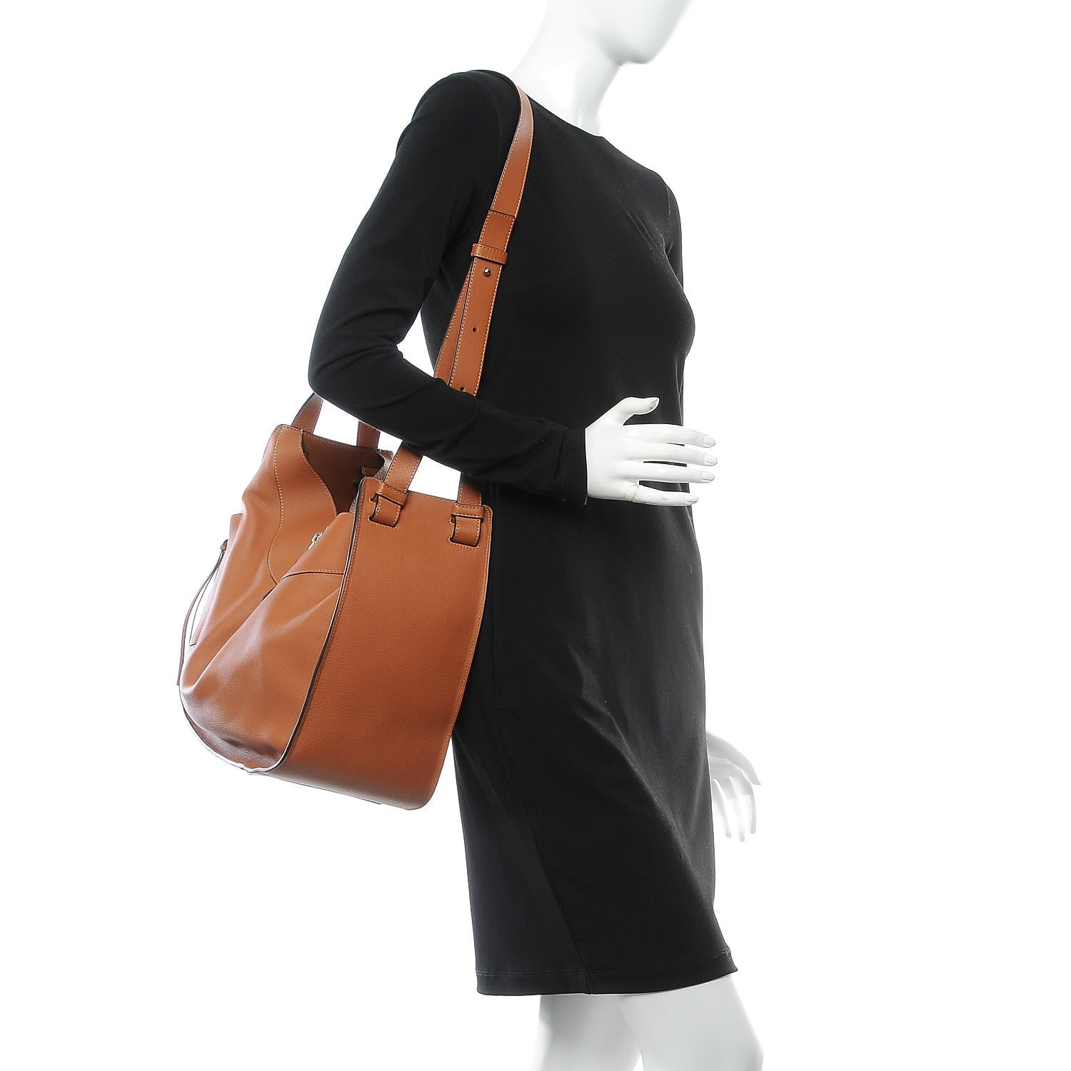 Loewe Calfskin Small Hammock Shoulder Bag Tan 2 of 9