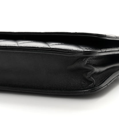 Chanel Lambskin Quilted Wallet On Chain WOC Black 11 of 19