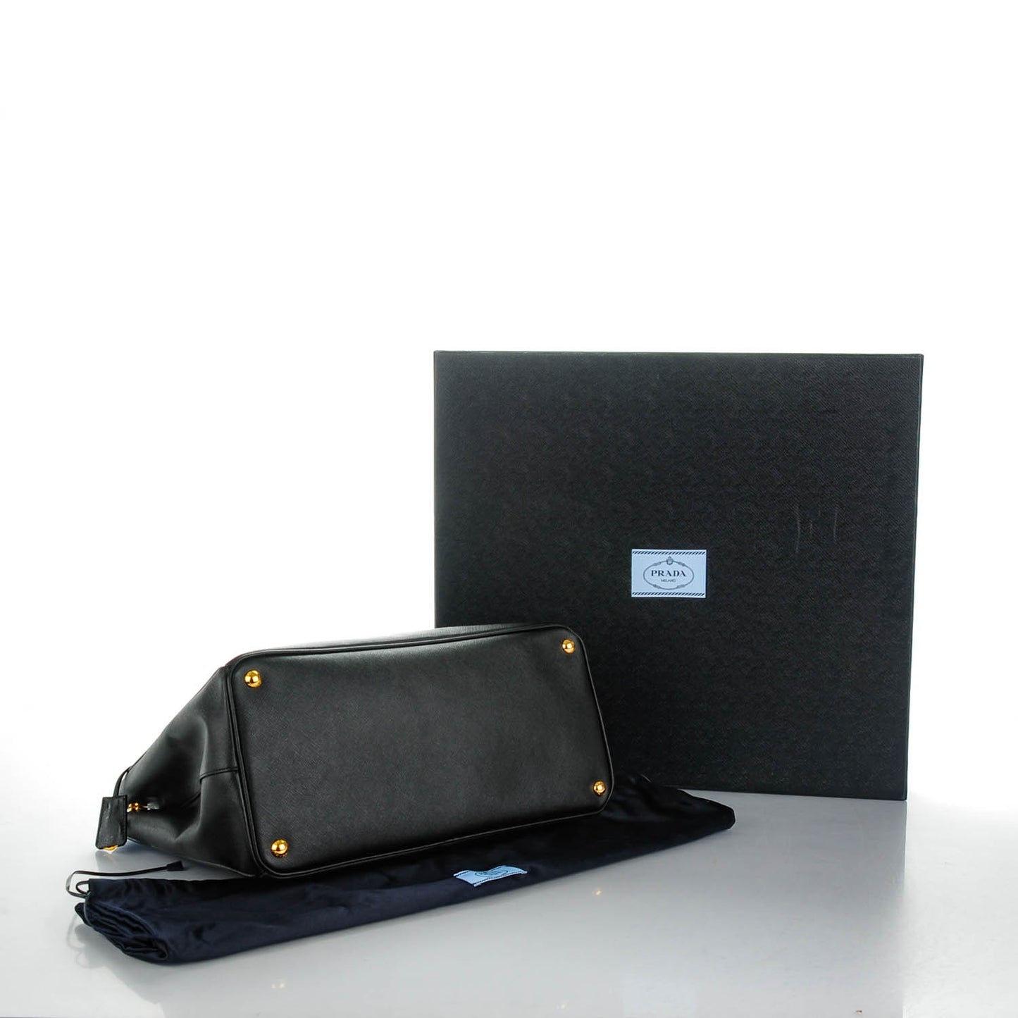 Saffiano Lux Large Tote Nero Black