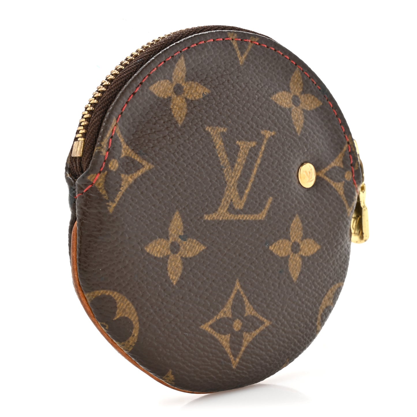 Monogram Cerises Round Coin Purse