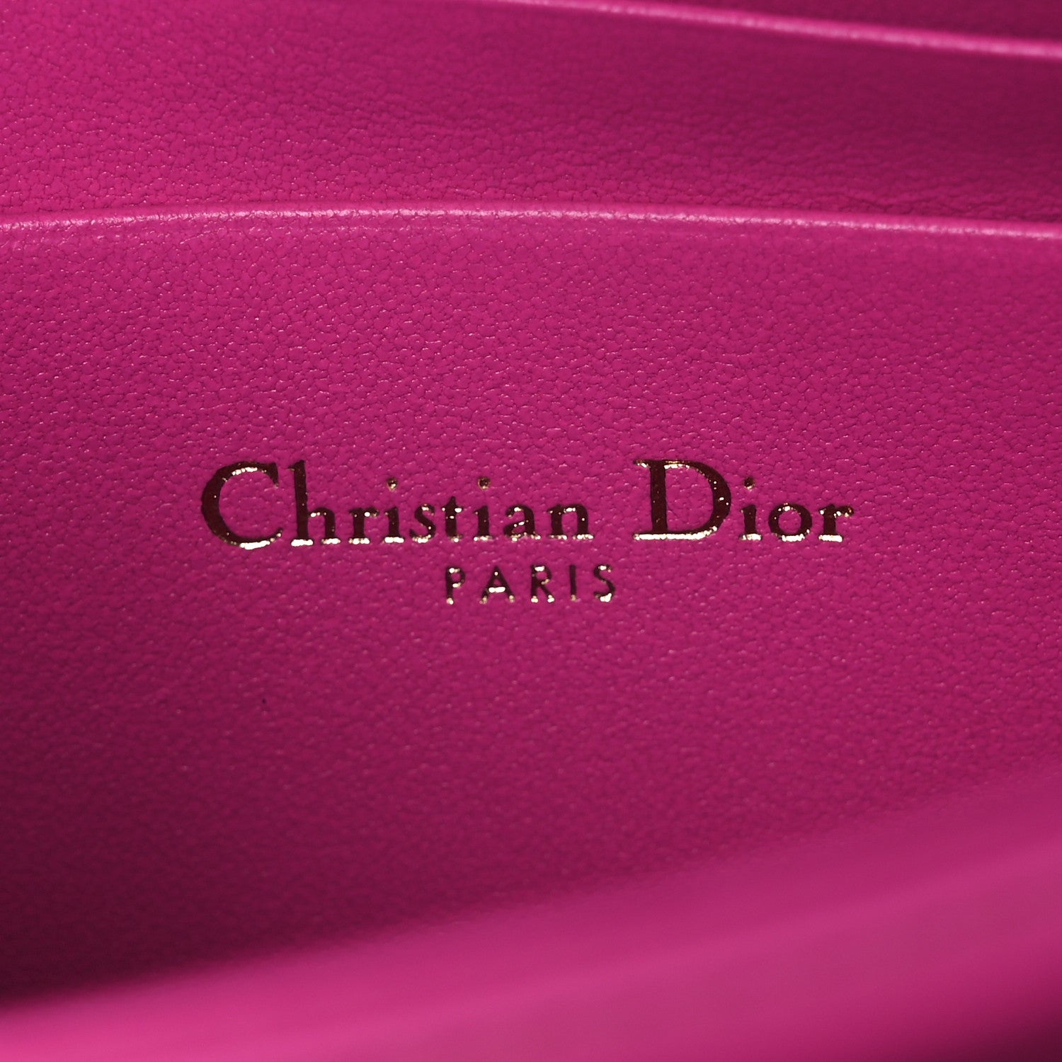 Christian Dior Lambskin Cannage Mini My Dior Top Handle Clutch Dark Pink 6 of 12