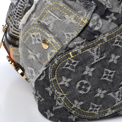 Louis Vuitton Denim Patchwork Bowly Black 8 of 9