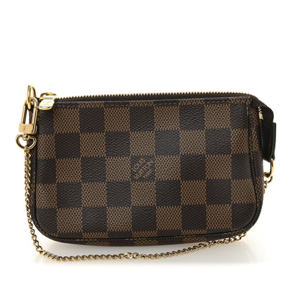 Louis Vuitton Damier Ebene Mini Pochette Accessories 1 of 8