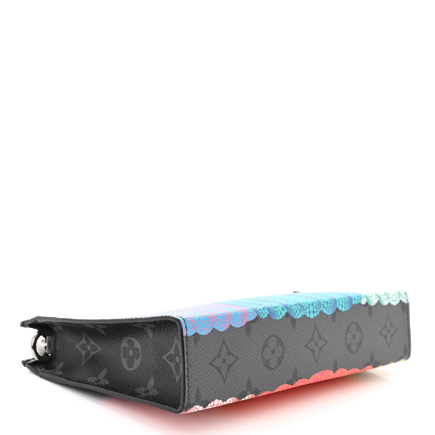 LV X YK Monogram Eclipse Reverse Pumpkin Gaston Wearable Wallet