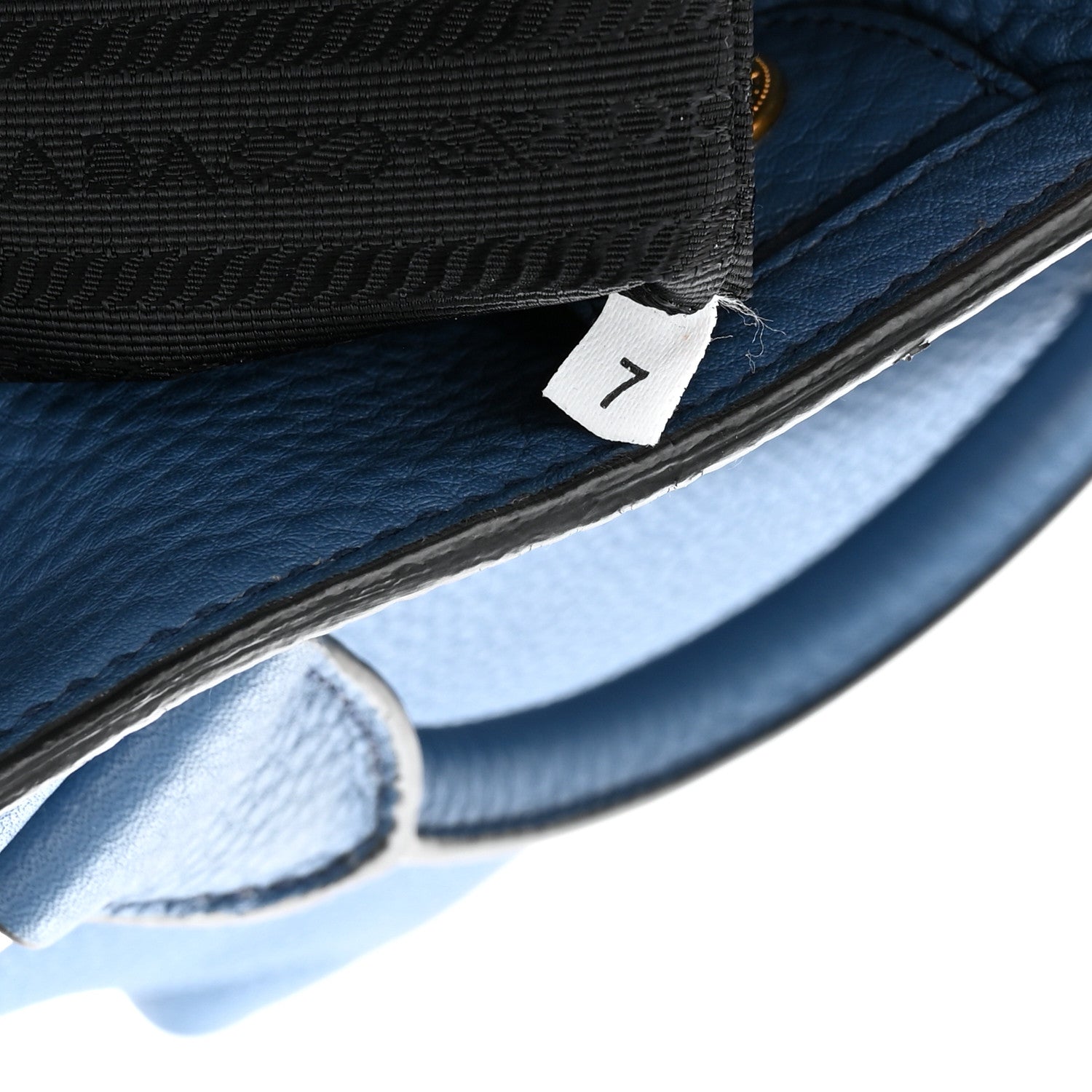 Prada Vitello Daino Shopping Tote Inchiostro 7 of 14