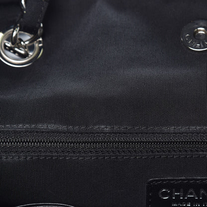 Chanel Vinyl Spirit Drawstring Tote Black 8 of 11