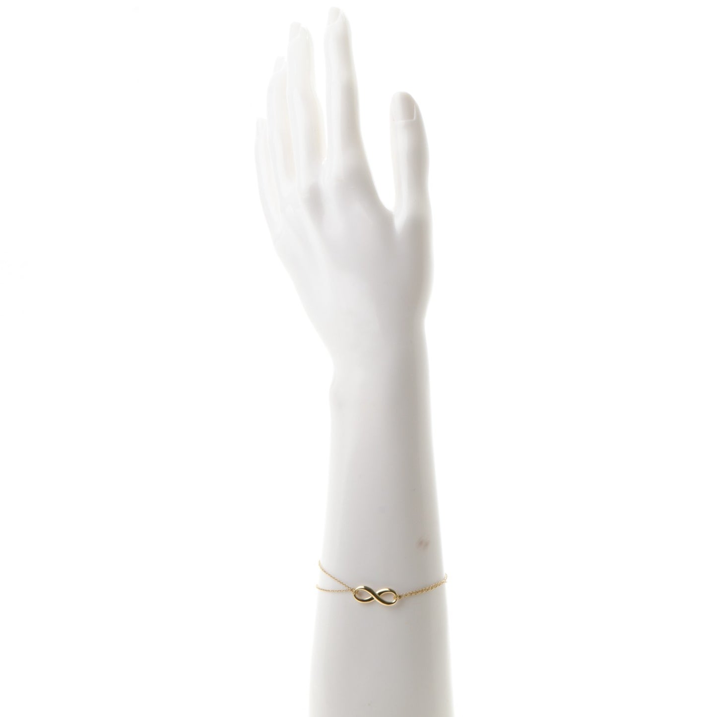 18K Yellow Gold Infinity Bracelet