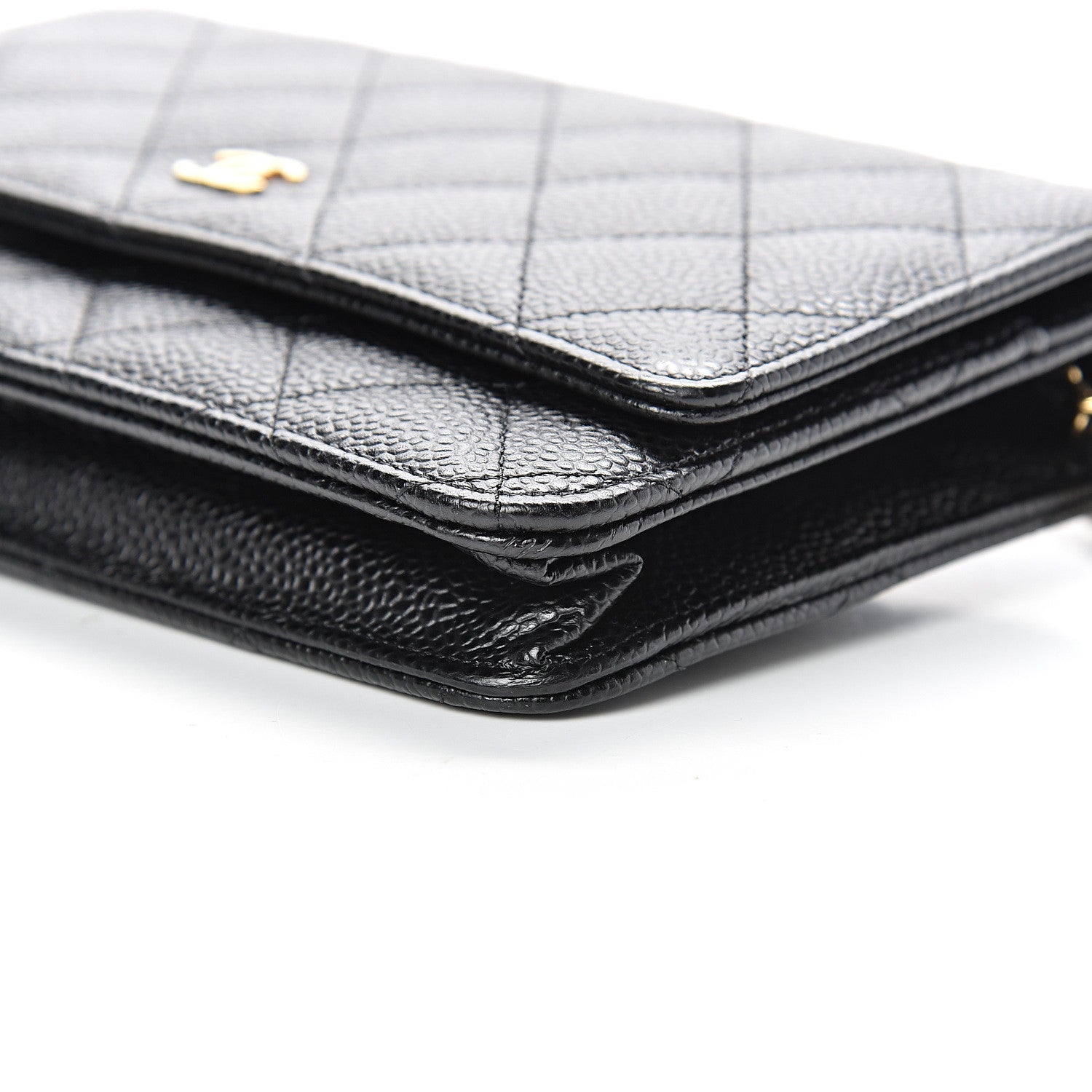 Chanel Caviar Quilted Wallet On Chain WOC Black 10 of 10
