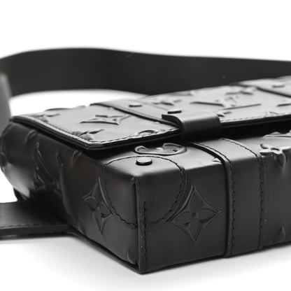 Louis Vuitton Monogram Seal Slingback Trunk Black 8 of 9