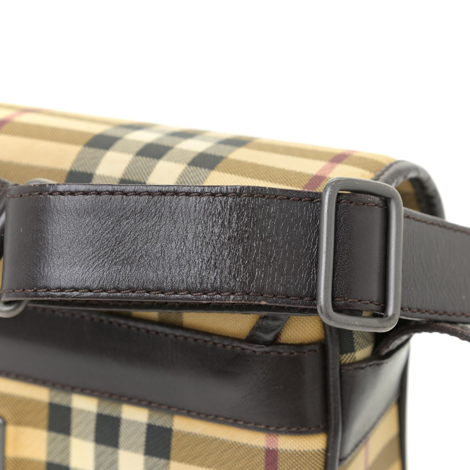Burberry House Check Crossbody Camera Bag Antique Yellow Brown 16 of 21