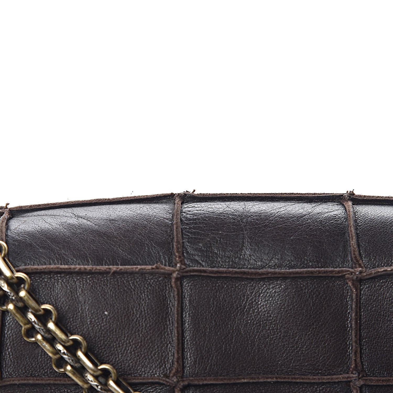 Chanel Lambskin Medium Patchwork Mademoiselle Single Flap Brown 8 of 11