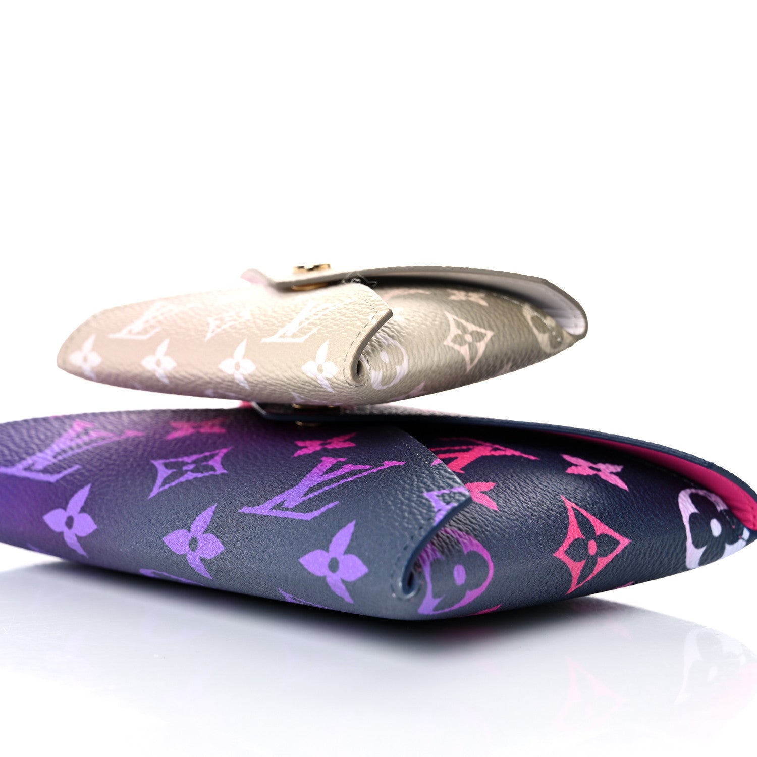 Louis Vuitton Monogram Giant Spring In The City Kirigami Pochette Set Midnight Fuchsia Sunset Kaki 8 of 8