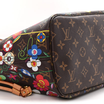 Louis Vuitton LV X TM Monogram Flowers Neverfull MM 8 of 10
