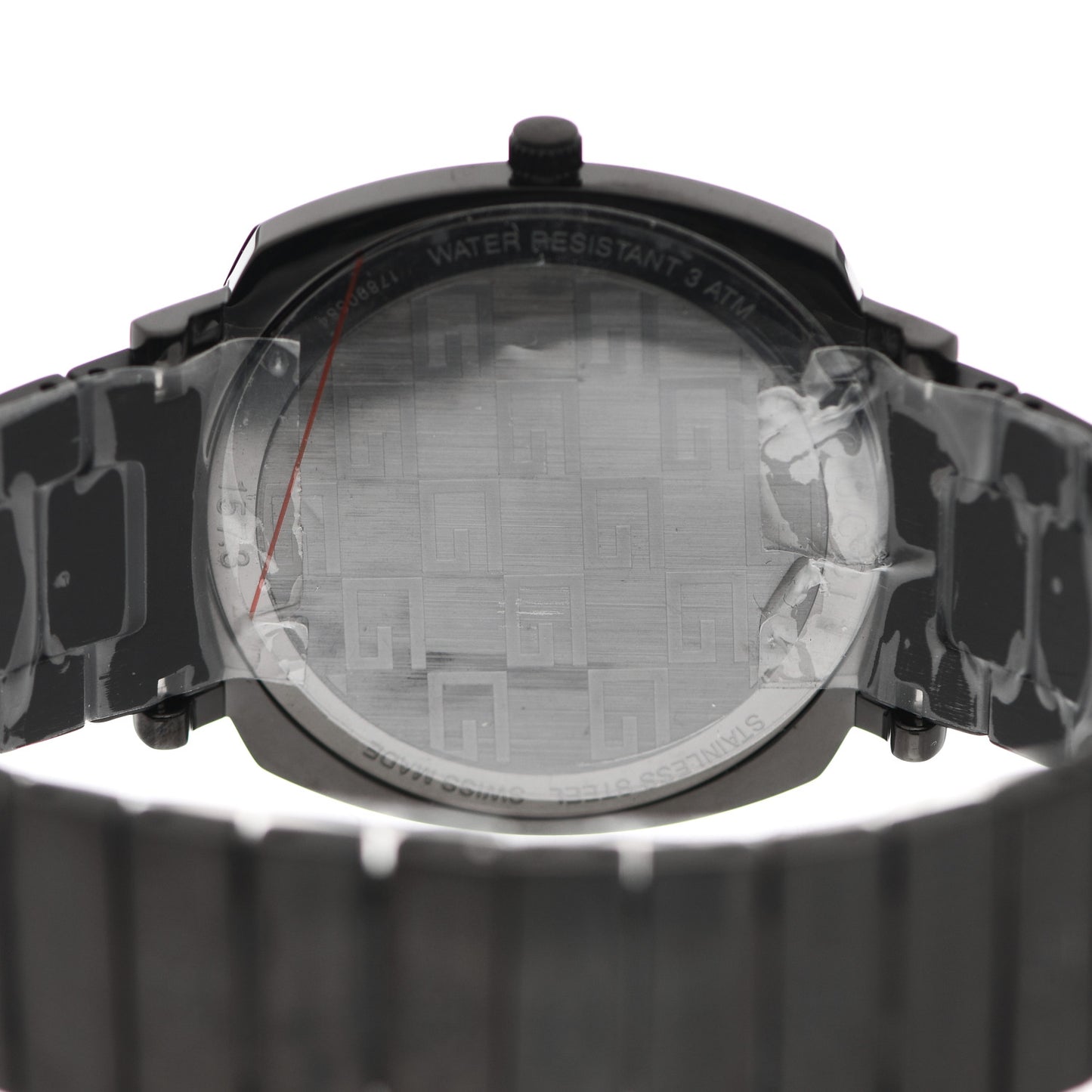 PVD Stainless Steel 38mm Grip Quartz Watch Black
