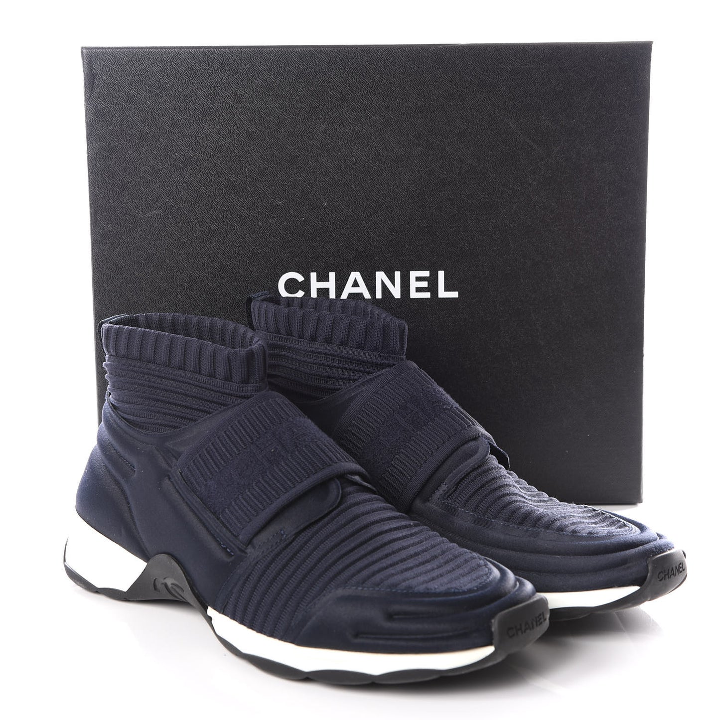 Stretch Fabric CC Sneakers 39 Blue