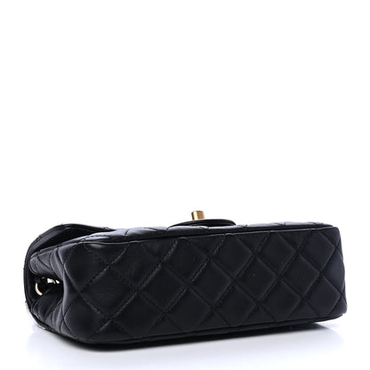 Chanel Lambskin Quilted Mini Rectangular Pearl Crush Flap Black 3 of 4