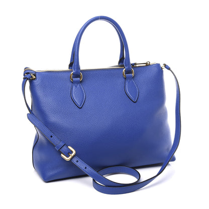 Prada Vitello Phenix Tote Royal 2 of 9
