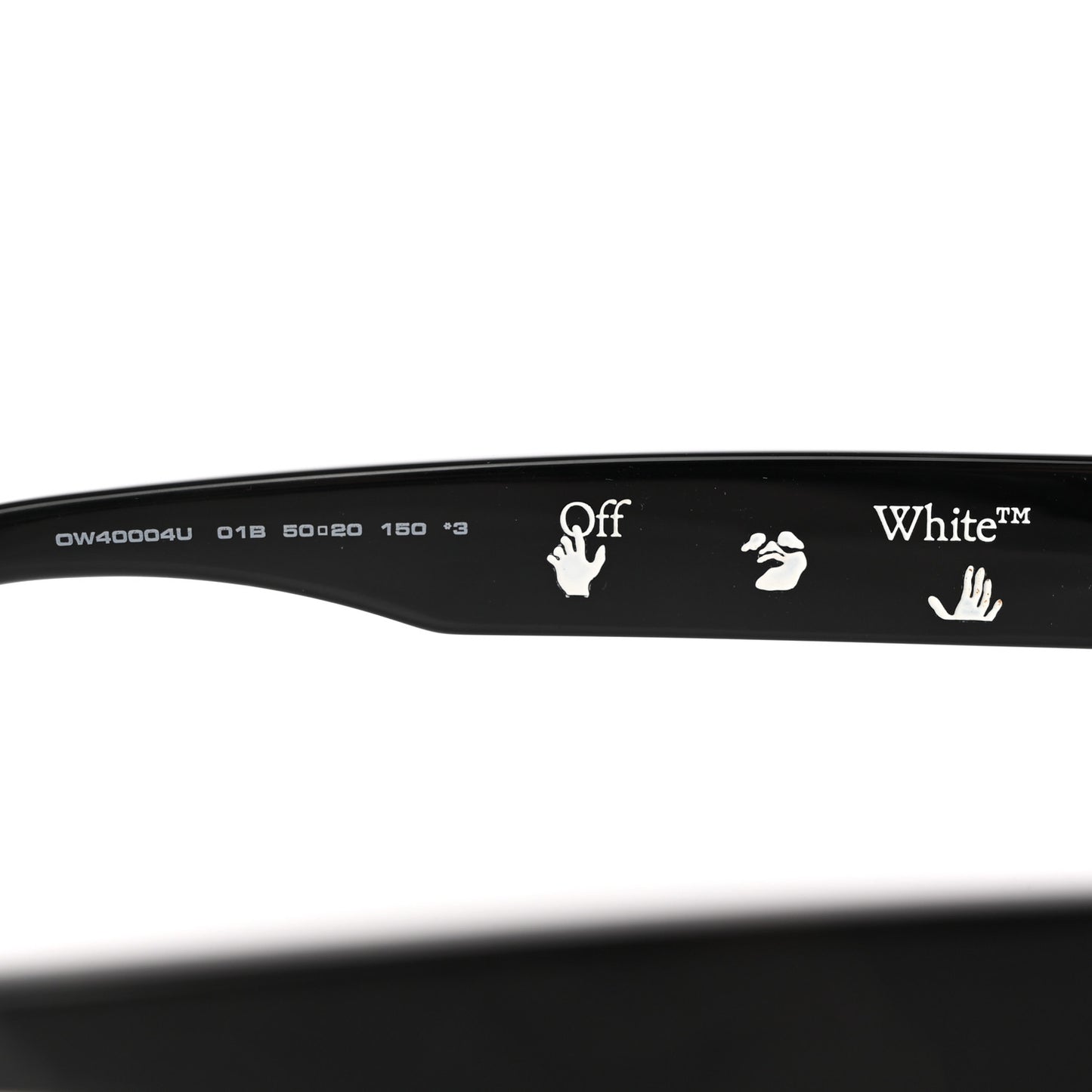 Acetate Arthur Square Sunglasses OW40004U Black