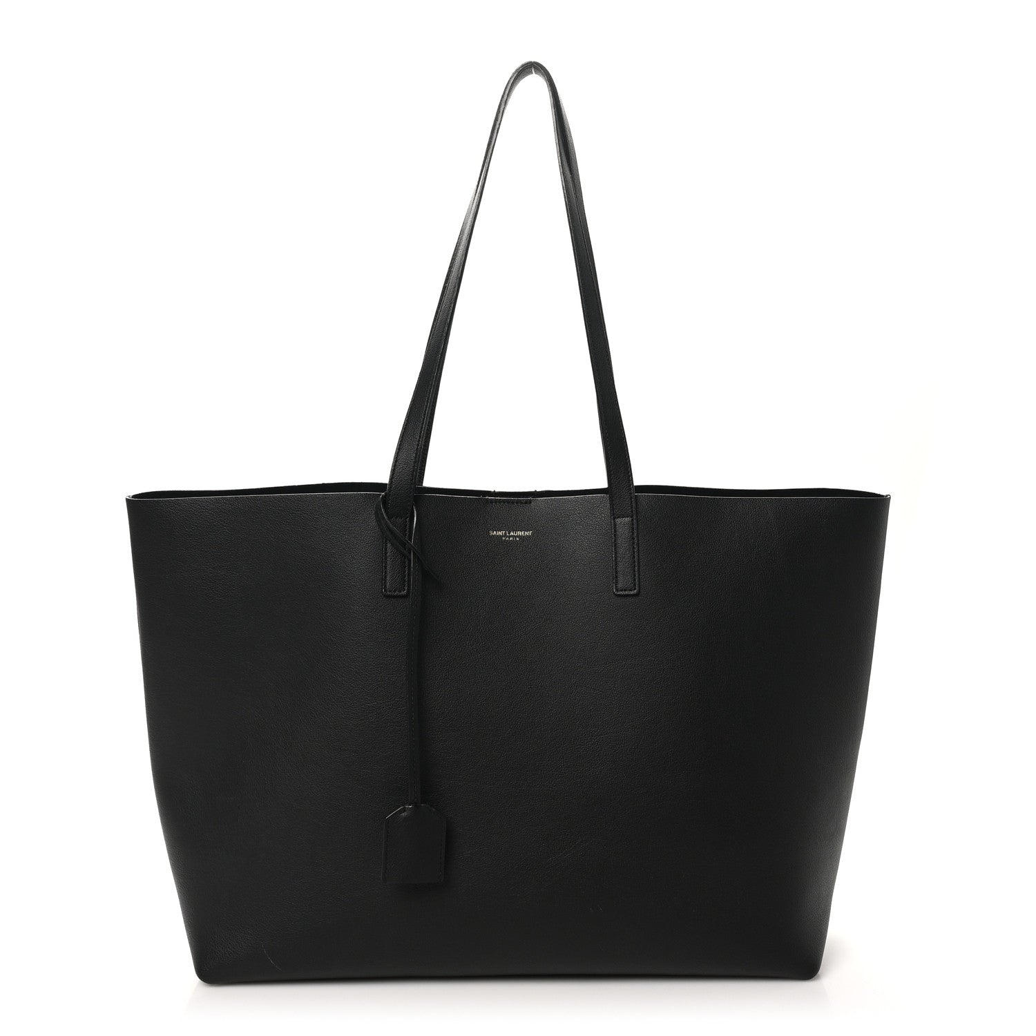 Saint Laurent Calfskin Large Shopping Tote Black 1 of 11
