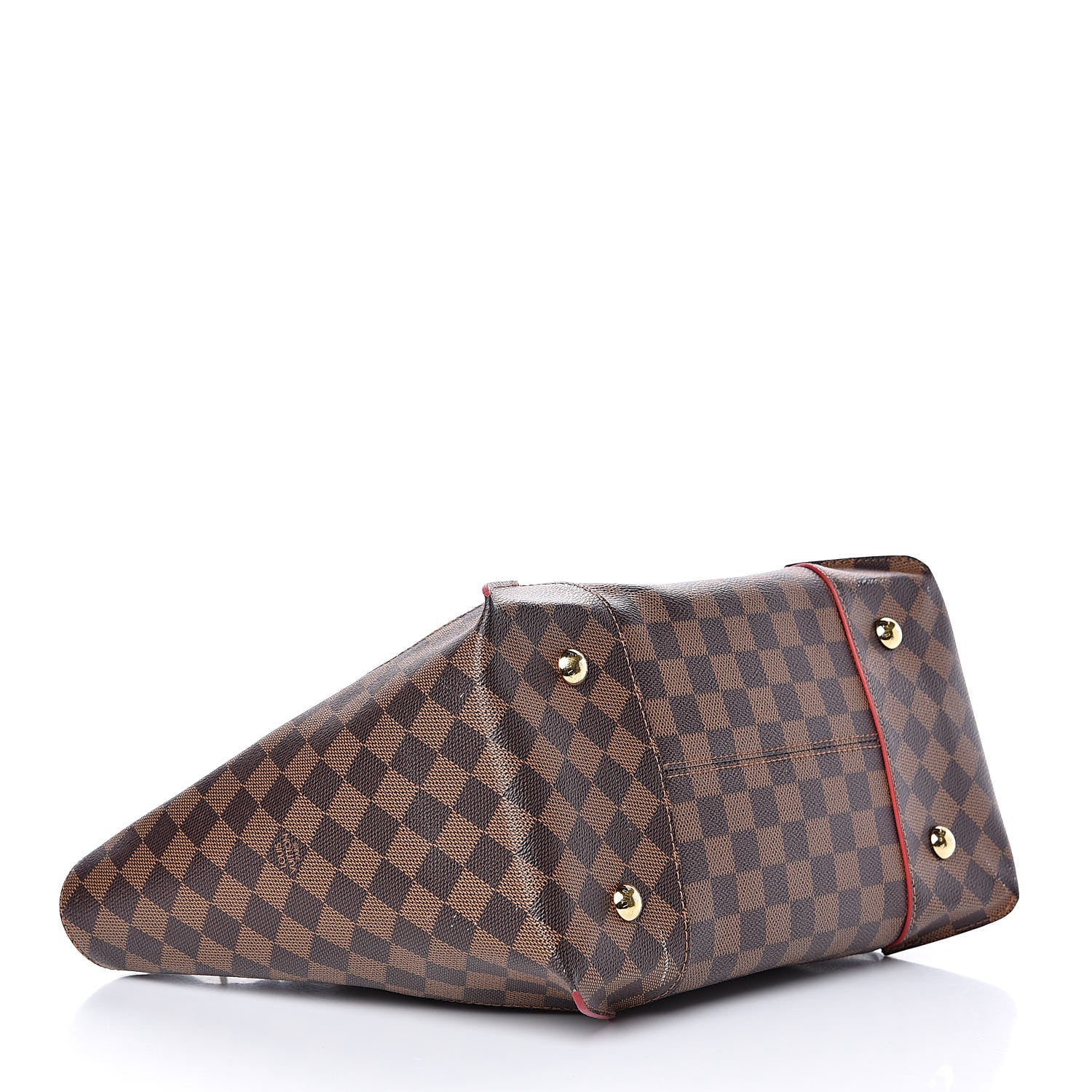 Louis Vuitton Damier Ebene Caissa Tote MM Cherry 4 of 13