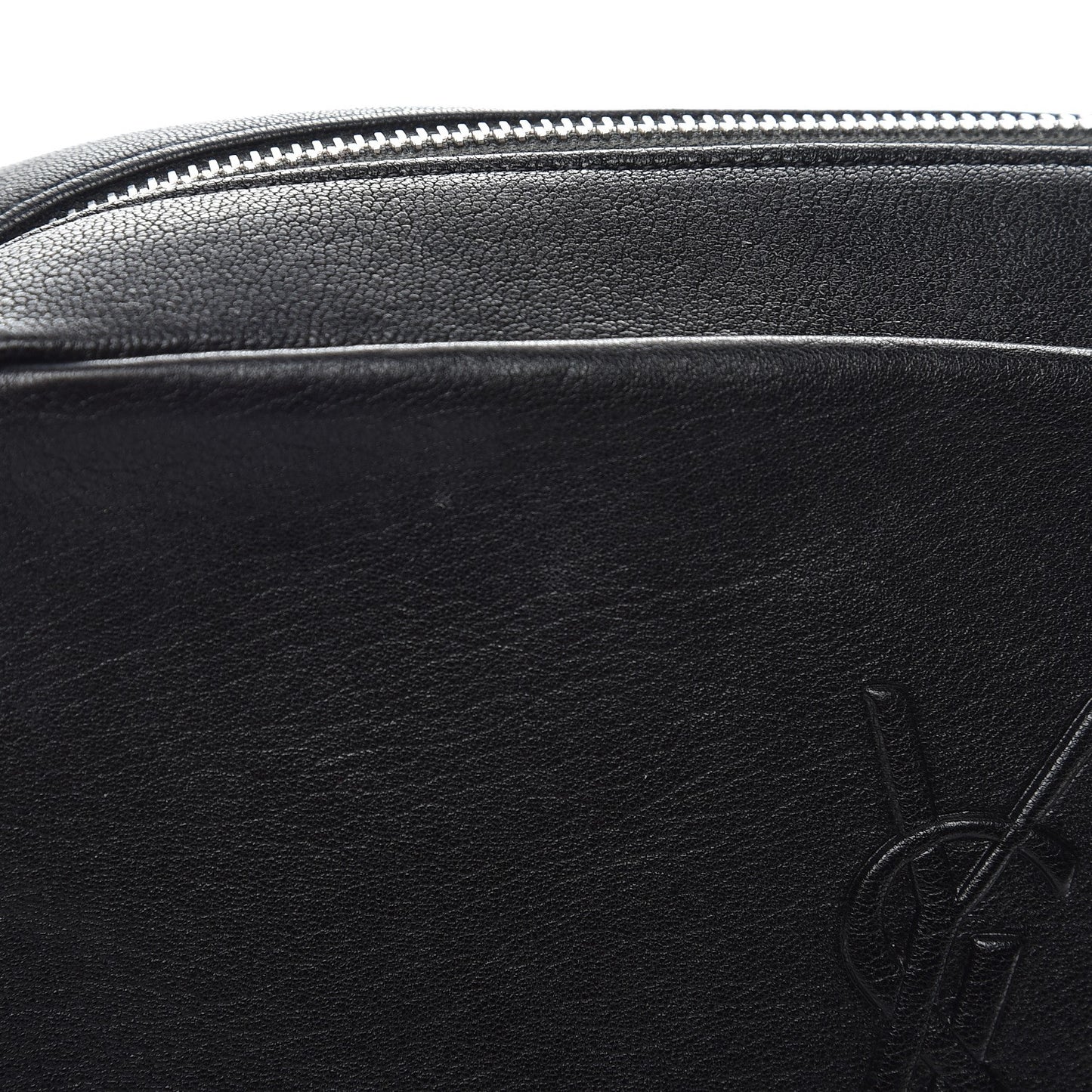 Lambskin Monogram Small Lou Camera Bag Black